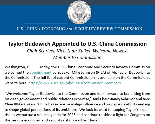 U.S.-China Commission tweet media