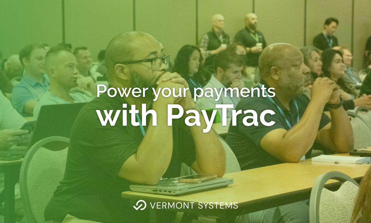 VermontSystems's tweet photo. From registrations to rentals, PayTrac by Vermont Systems streamlines transactions, so processing payments becomes easy, reliable, and stress-free. Try it today!  

Ask us about PayTrac: https://t.co/jqejREbGov  

#VermontSystems #PayTrac https://t.co/owgdl9HiPK