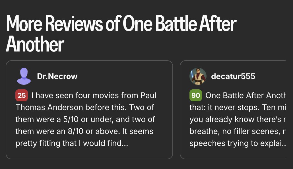 criticker's tweet image. Show Other Full Reviews Of the Same Movie - Updates and Fixes for 5 January 2026:

criticker.com/news/updates-a…

#fullmoviereview #writemoviereviews #criticker #updates