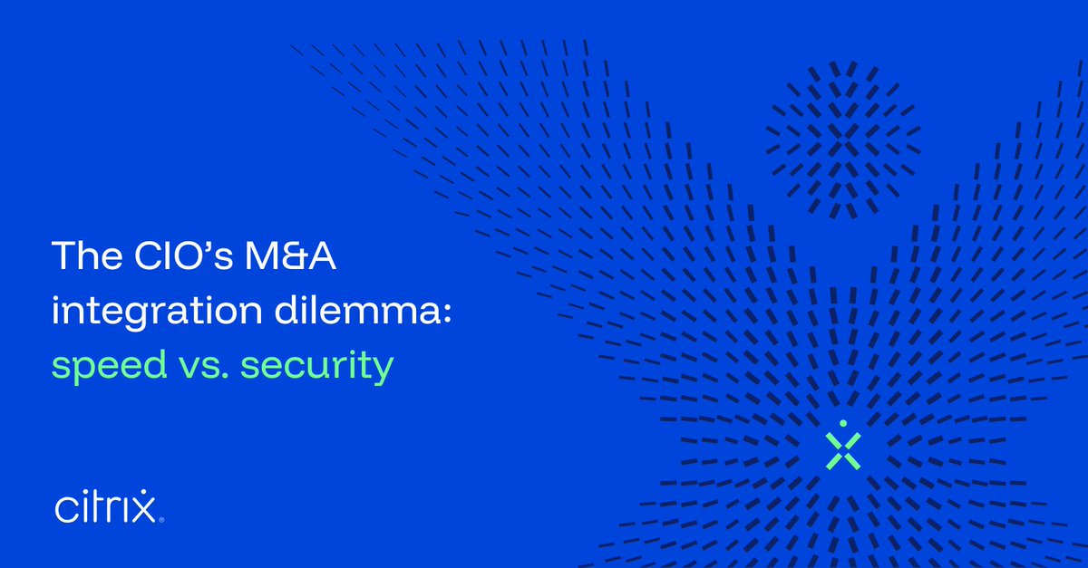 A merger or acquisition can be one of the most defining and demanding moments in a CIO’s career—be fast, but keep things secure. Here's why the traditional network-merge playbook fails and what you should do instead: spr.ly/6017CYQnz