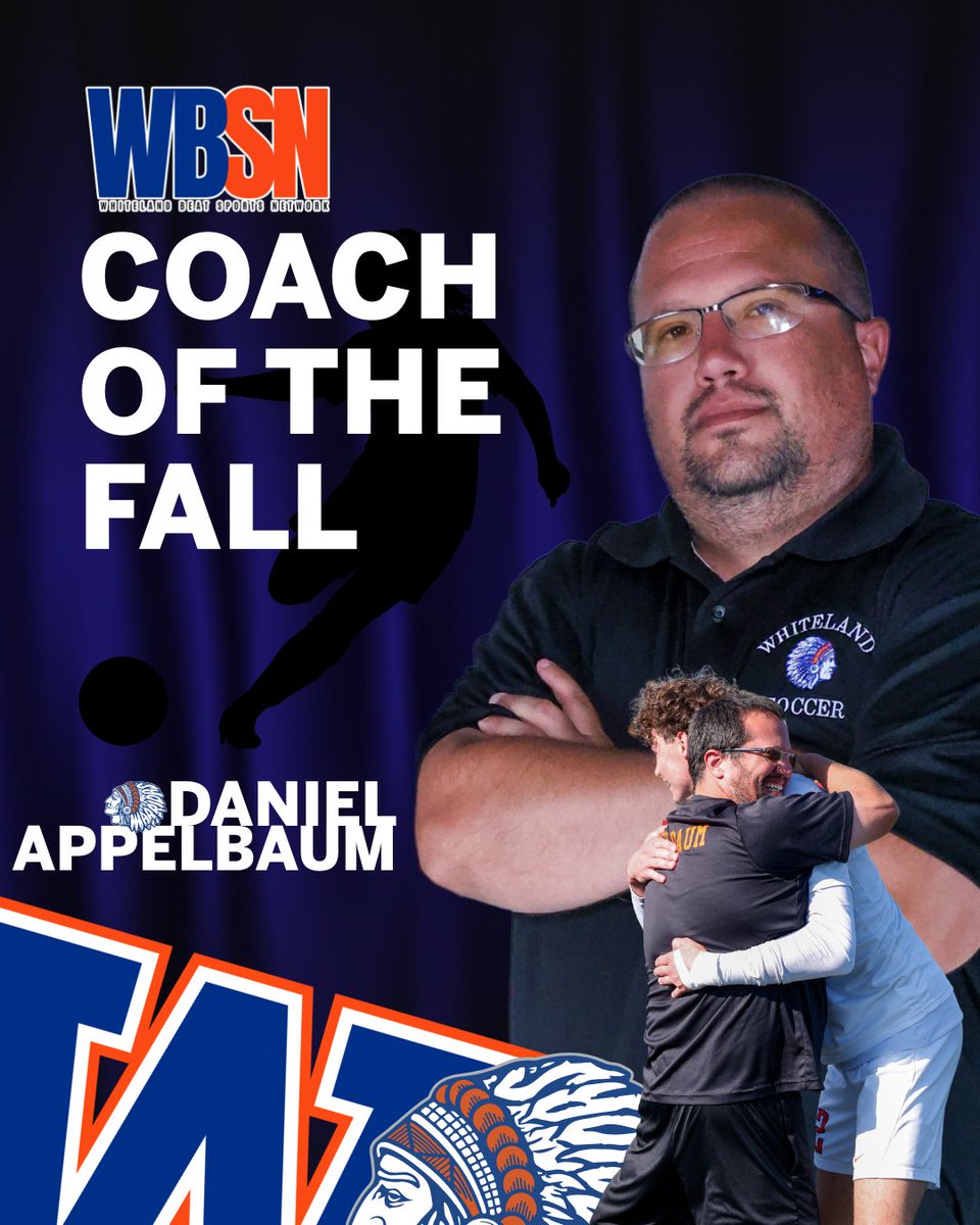 WhitelandBeat's tweet image. Your 2025 WBSN Fall Coach Award winner is Daniel Appelbaum of Whiteland Boys Soccer. Appelbaum breathed new life into the program in his first season at the helm. Appelbaum led the program to the first ever sectional championship, boys or girls, in school history. This title came…