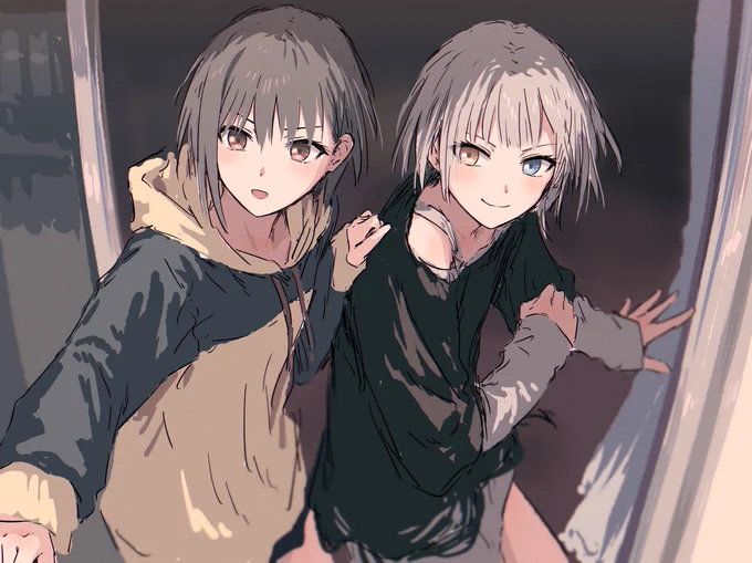 燈と楽奈!