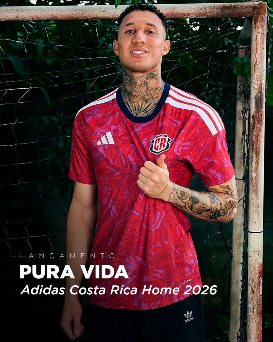 futfanatics's tweet photo. As peitas de 2026 não param de chegar aqui na Fut! 🔥
Hoje trazemos o manto da Costa Rica que, apesar de não estar na Copa do Mundo, é muito linda.
E aí, bora levar essa peita? 👊
https://t.co/AcReg0ofTS
#FutFanatics #CostaRica #PuraVida #CamisaDeTime #MantoSagrado #Futebol https://t.co/nHNt6S0Plo