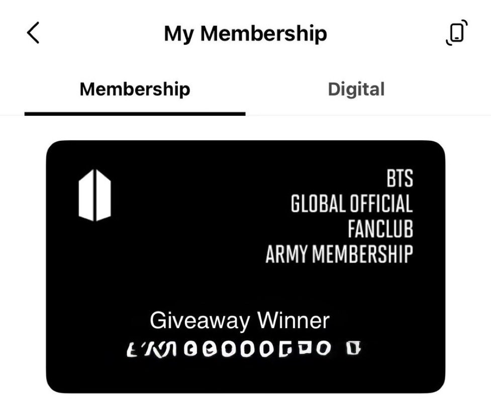 LottiesxWorld's tweet image. ✨ BTS ARMY MEMBERSHIP GA ✨

• Follow me
• RT + Like
• Tag ARMY!

worldwide | ends in 24h!