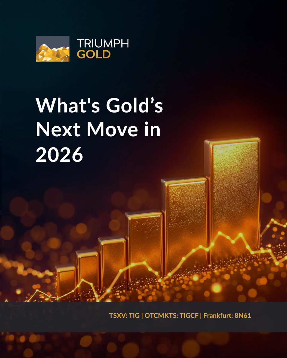Analysts see #gold increasing by 10-15%, moving past $4,500 in 2026, calling this estimate conservative given today’s market setup.

Read the full analysis: ordnl.link/0OBM1sQ

🇨🇦 #TSXV: $TIG $TIG.V 🇺🇸 #OTCMKTS: $TIGCF 🇩🇪 #FSE: #8N61