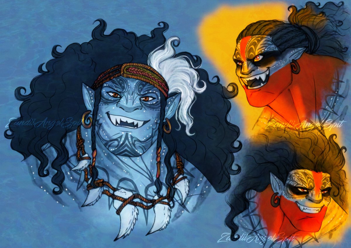 ZandiiAngelSpit's tweet image. Na'vi Mauga~ 🏝️
🌊x🔥
~
#Mauga #Overwatch / #Avatar #Navi