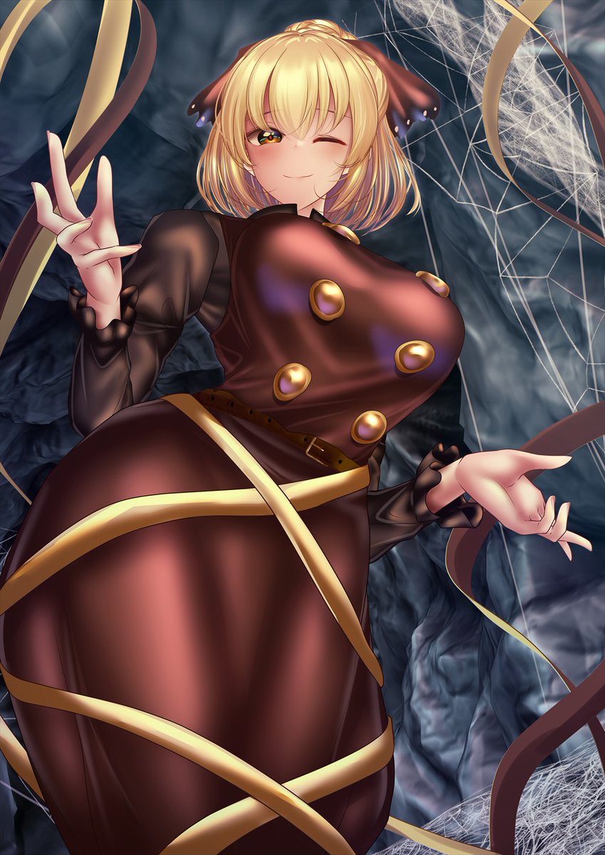 ヤマメちゃん久しぶりに正装で描いた 