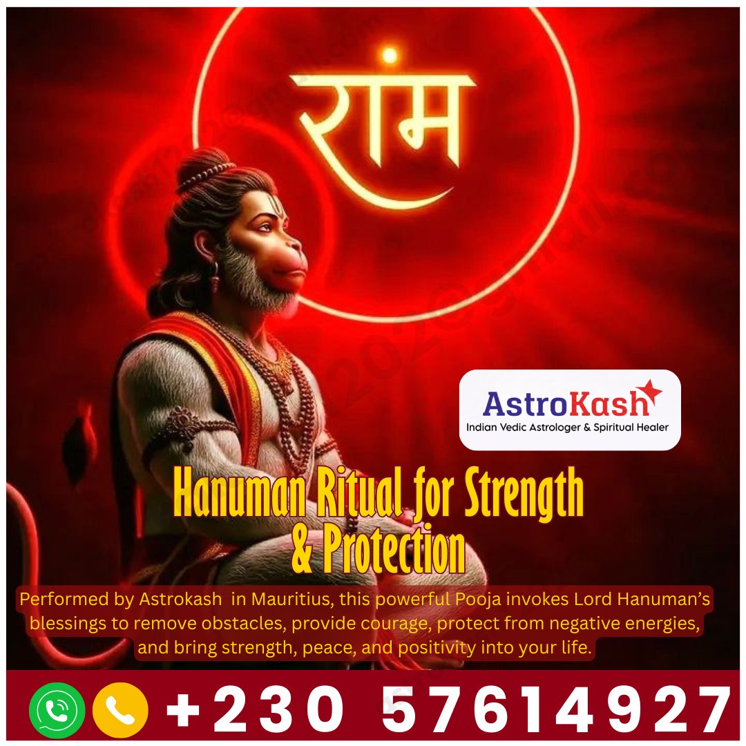 astrokashh's tweet photo. Invoke Lord Hanuman’s strength with our special Hanuman Pooja to overcome obstacles, protect against negativity, and bring lasting peace to your home.
#HanumanPooja 🔱 #SpiritualStrength 💪 #MauritiusHindus 🙏 #ProtectionRitual 🛡️ #VedicAstrology #AstroKash https://t.co/2jPTkAPxrO
