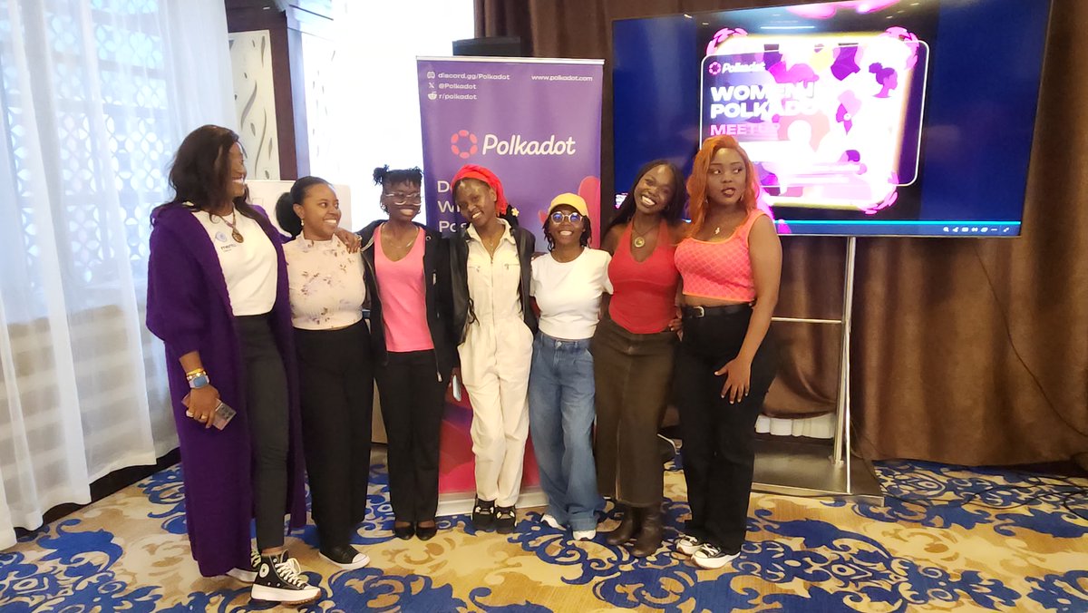 DOTmeetups's tweet photo. @WomenInPolkadot Nairobi, Kenya brought women builders and community members together to learn and share experiences. The group talked about Polkadot, careers, and how women can grow in the ecosystem.

Thank you @Wanjiku11374431, for your time! https://t.co/ZwDhxJIUol