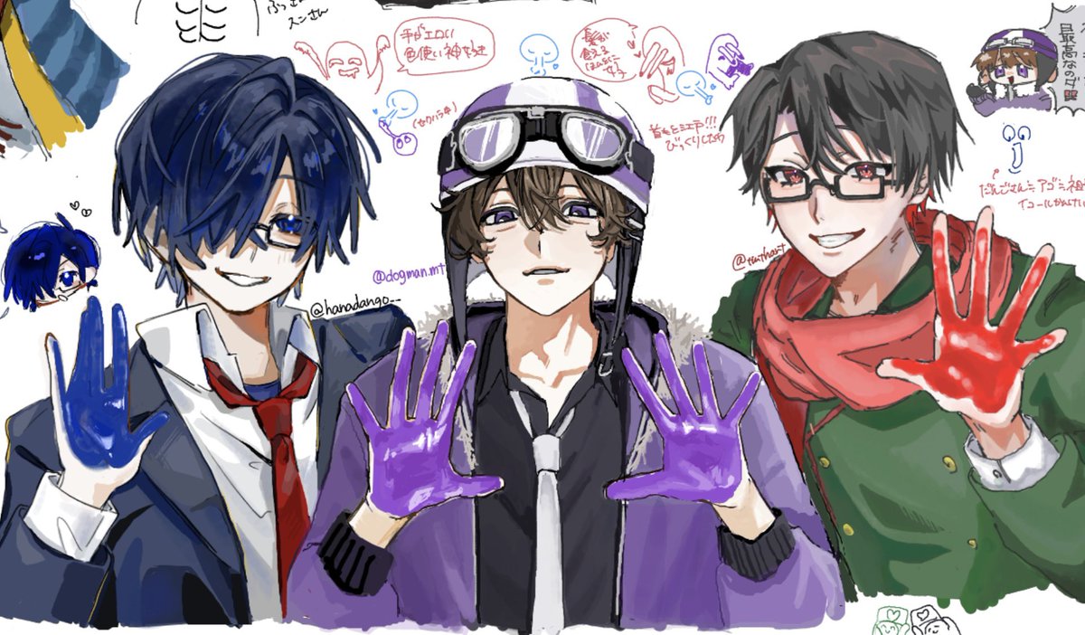 d0gusuke02's tweet photo. 混ぜたら混ぜたら
右→＠hanadango__  左→@tmthart https://t.co/TzzJlDLlFk