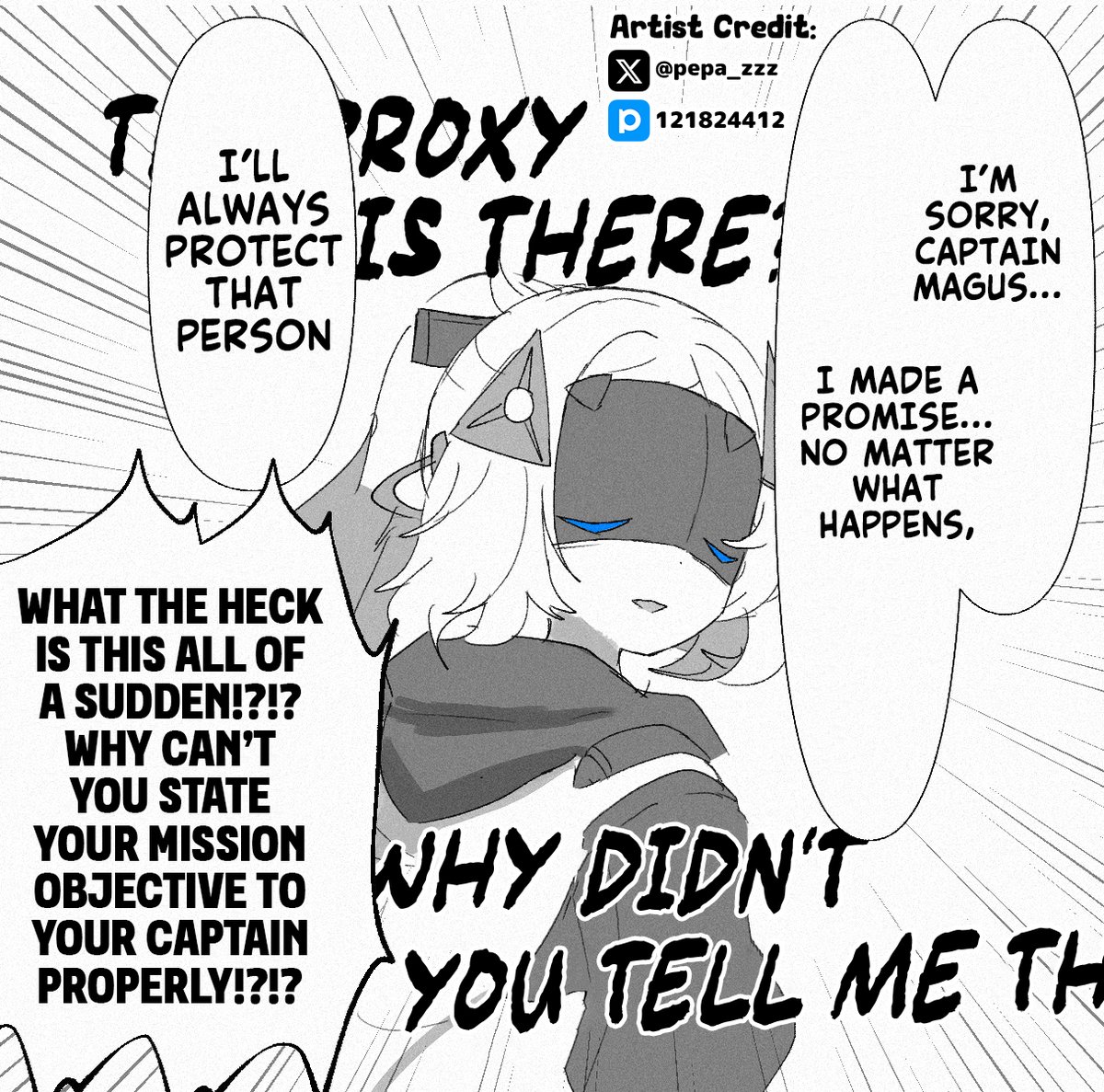 raymnd_x's tweet image. The story Soldier 11 told to the Obol squad about how cool Wise was during the multiplayer event
Transation and typeset into EN by me