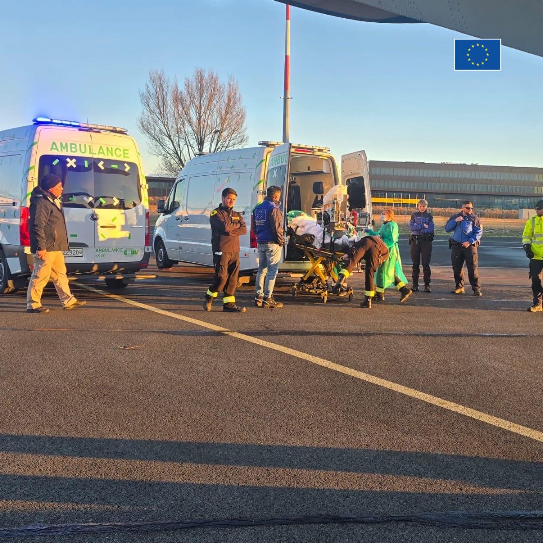 🇪🇺🇨🇭 La Suisse a activé le Mécanisme européen de protection civile afin d'assurer la prise en charge médicale de plusieurs grands brûlés de Crans-Montana 🤝

À date, 38 patients ont été évacués vers la Belgique 🇧🇪, la France 🇫🇷, l’Italie 🇮🇹 et l'Allemagne 🇩🇪 via le #MPCU 🚁