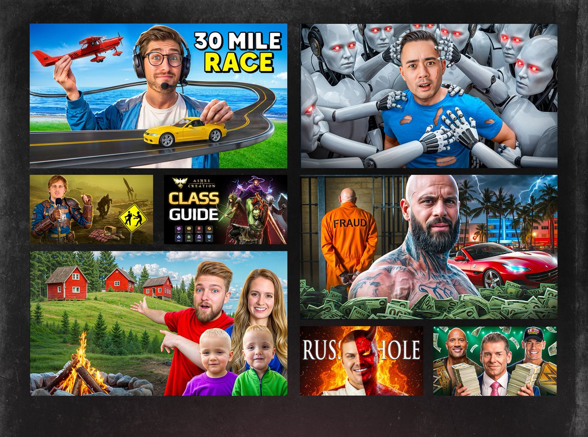 My random thumbnails compilation 👇

Yeah, yeah, I stole this  format from <a href="/kaydeesign/">Kaydee</a> 
Love him 😘