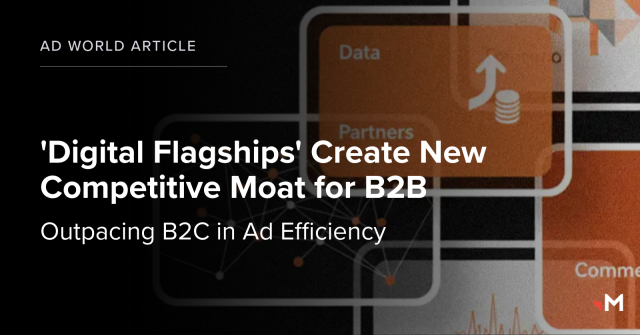 Wonder why B2B brands are outperforming B2C in ad efficiency? The reason may surprise you. In this Ad World News article, Merkle’s Steven Duran explains how “digital flagships” unify data, power smarter ads, and prepare B2B companies for AI-driven growth: bit.ly/3L0D44t
