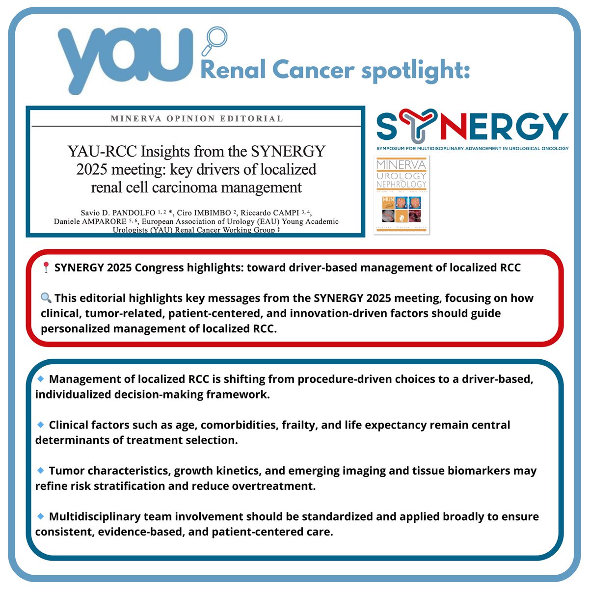 EAU-YAU Renal Cancer Working Group tweet media