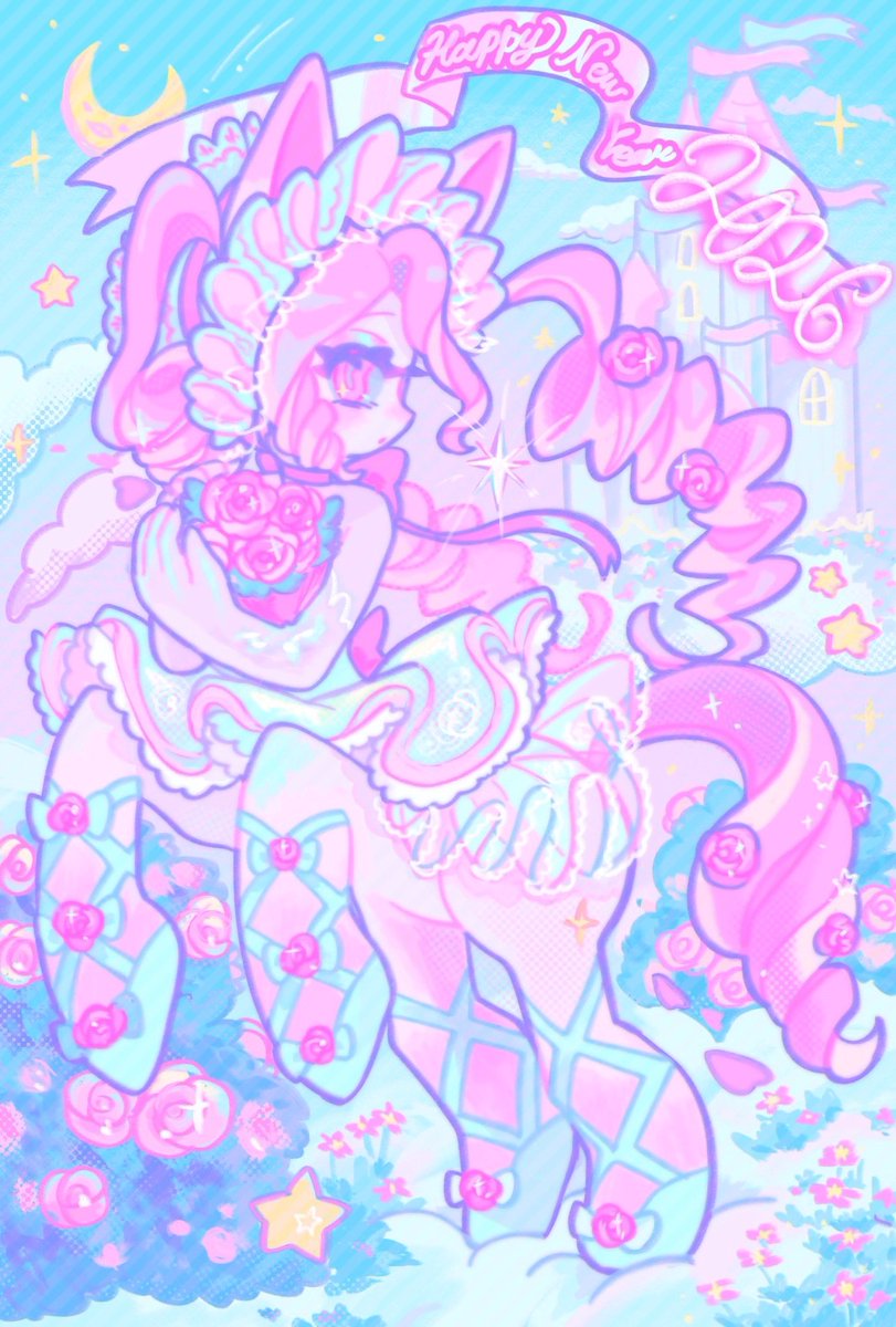 cherrycoke73's tweet photo. #HappyNewYear2026 
🌙🎀🌹🐎✨️ https://t.co/lKzdJT7IGC