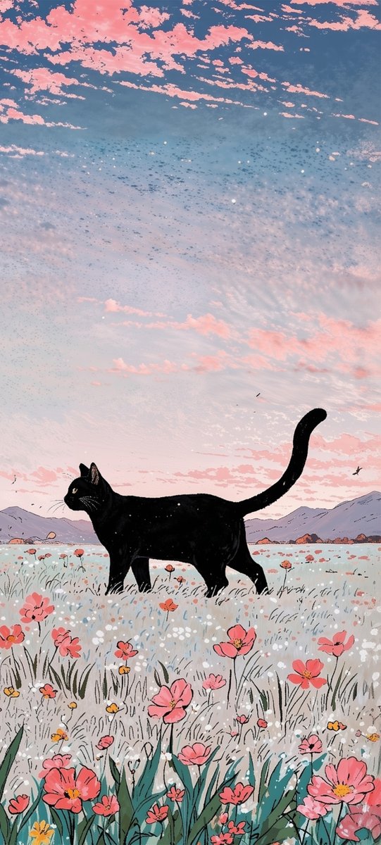 “Lockscreen and Homescreen Background” 🕊️🐈