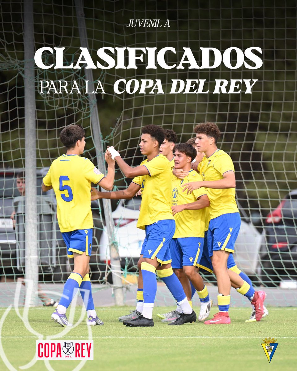 𝐄𝐒𝐓𝐀𝐌𝐎𝐒 𝐄𝐍 𝐋𝐀 𝐂𝐎𝐏𝐀 𝐃𝐄𝐋 𝐑𝐄𝐘 𝐉𝐔𝐕𝐄𝐍𝐈𝐋

🏆Nuestro #JuvenilA, clasificado para la #CopadelReyJuvenil2026 

¡Enhorabuena! 💛