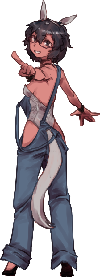 バニーというか馬なんですがね、干支だから 