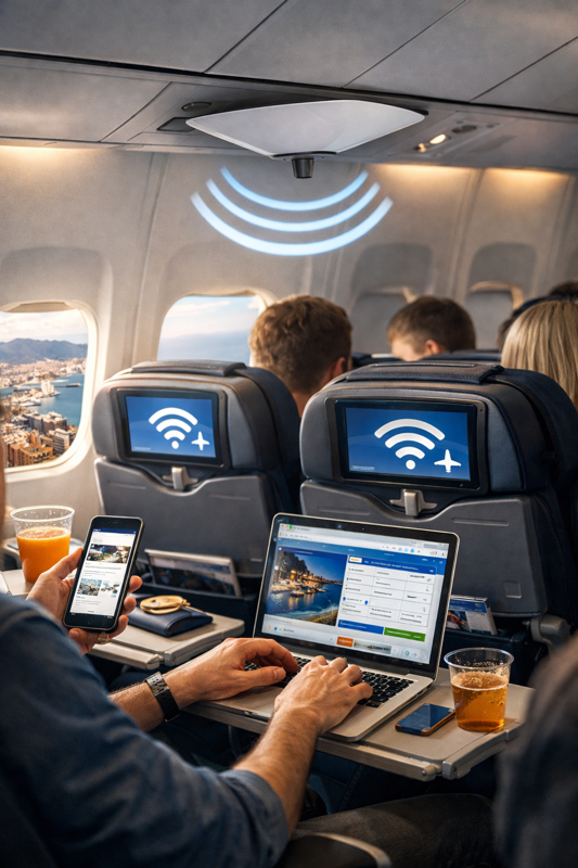 DanOperates's tweet image. There’s hidden leverage on short-haul European flights.
Airlines treat Wi-Fi as a cost when it’s actually an advantage.

On high-utilisation routes, the cost per flight is trivial.
So you don’t sell it. You give it away.

The return isn’t the £5 pass.
It’s preference, repeat…