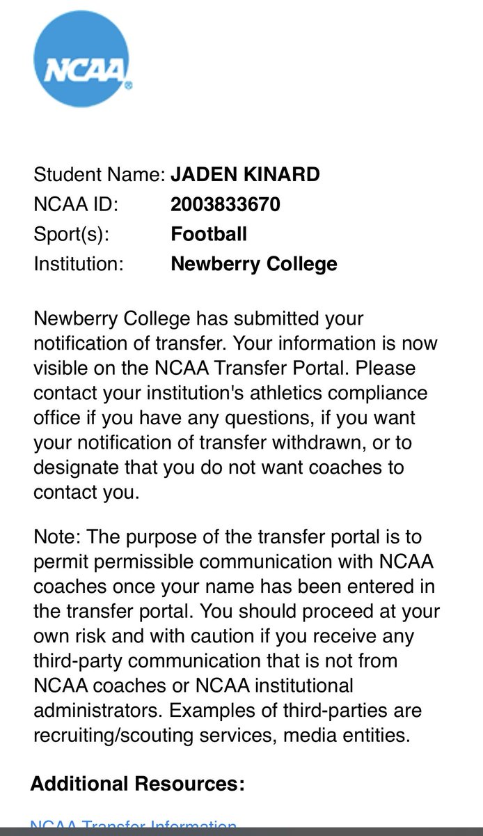 Jaden Kinard tweet media