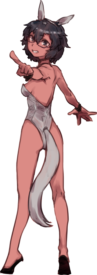 バニーというか馬なんですがね、干支だから 