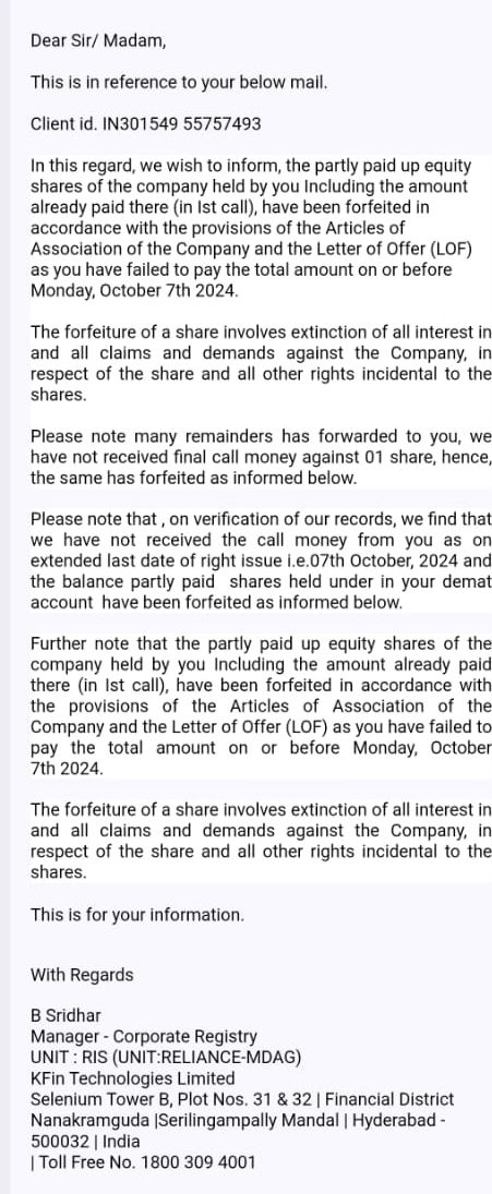 ravi_ranjan1990's tweet photo. @weKFintech Not sure what your support team members smoke while writing emails. Just look at this. It has the same message written 3-4 times. A part is completely copy-paste. Be a bit responsible. You are in the business of money and finance. 1/2 https://t.co/ItzRfDkuto