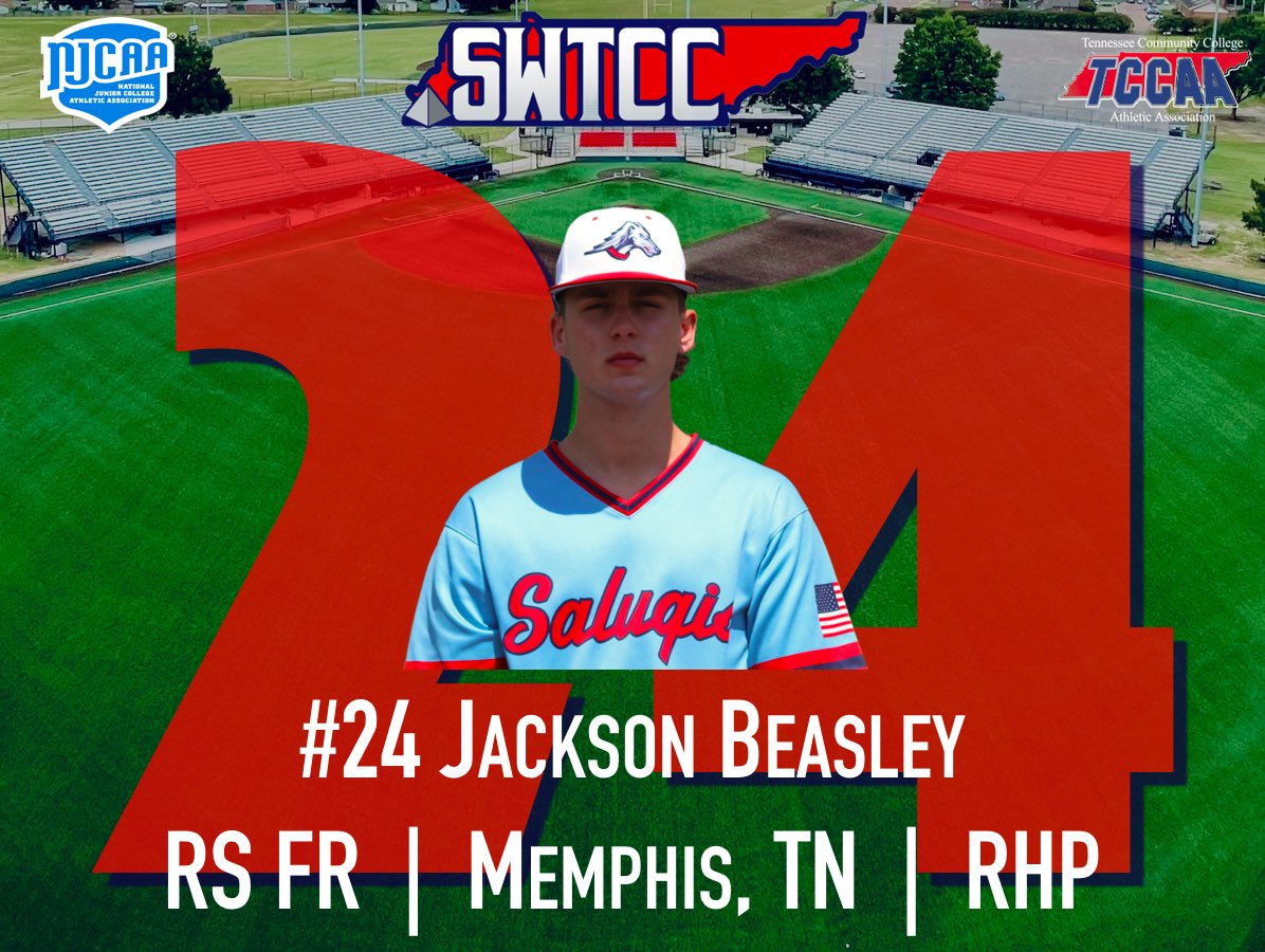 2️⃣4️⃣ days until the season opener!

Today’s player profile:

#24 | Jackson Beasley | RHP
RS FR | Memphis, TN 

#SaluqiPride