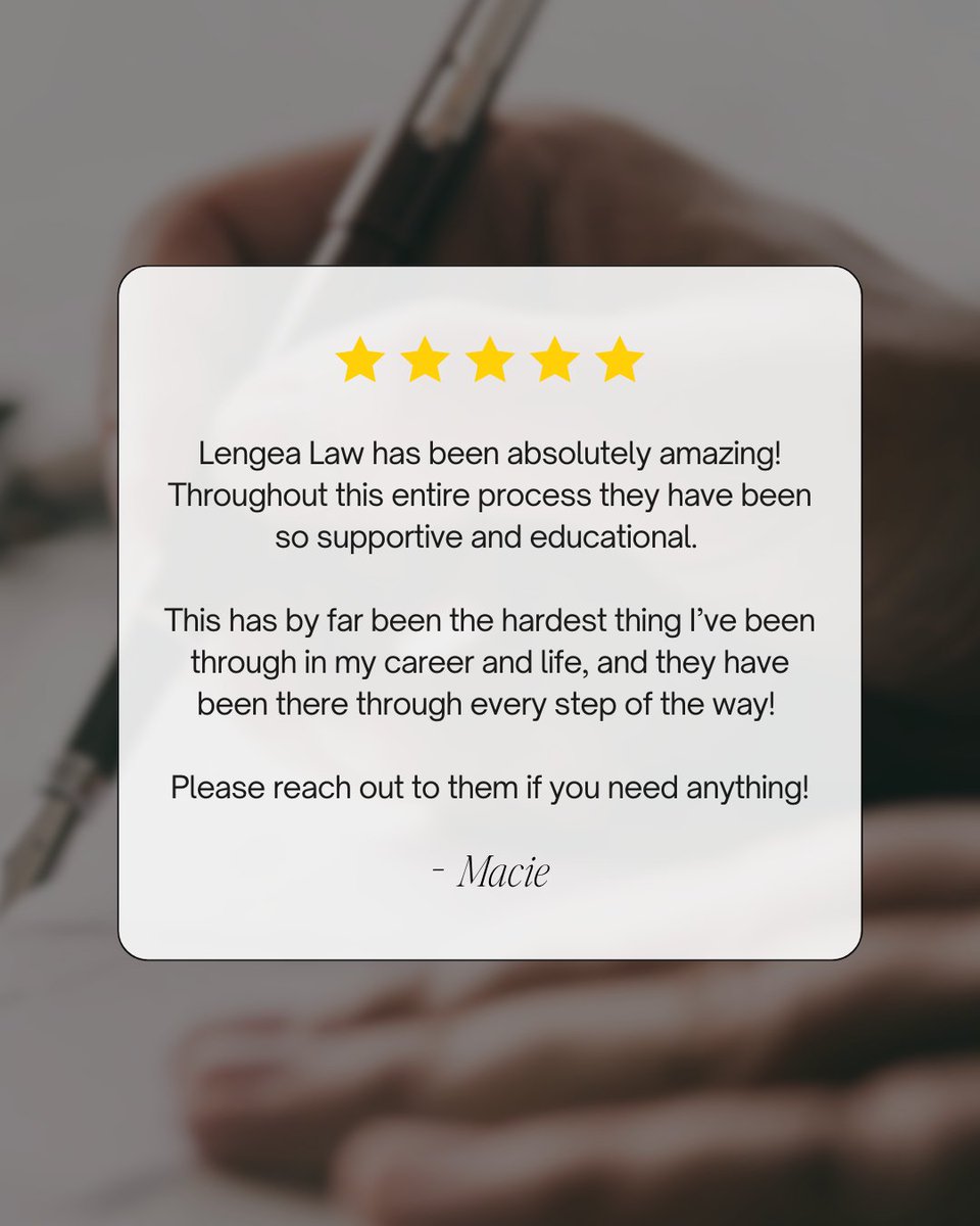 Grateful for the trust our clients place in us during critical moments. Navigating med spa law requires industry-specific experience, and we’re proud to support providers with clear, practical guidance every step of the way.

#MedSpaLaw #HealthcareCompliance #LengeaLaw