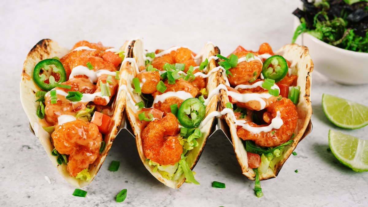 SeaBestSeafood's tweet photo. Turn up the heat this winter! ๐ถ๏ธ ๐ฅ These Buffalo Ranch Popcorn Shrimp Tacos are bold, crispy, and full of flavor.
Find the full recipe and more at https://t.co/KHzUwb2u6s. Link in bio!
#SeaBest https://t.co/vFw2lGJ5EX
