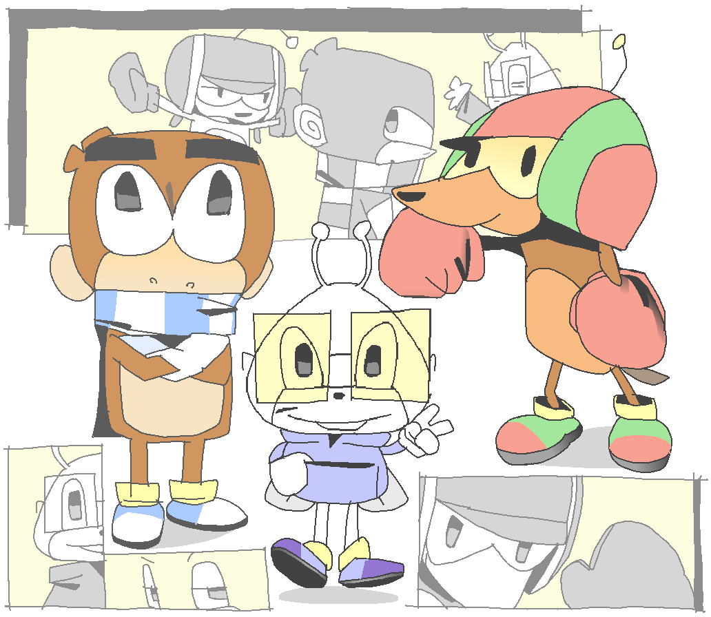 some_ape's tweet photo. unnamed sonic team https://t.co/2hoGcJNdBJ