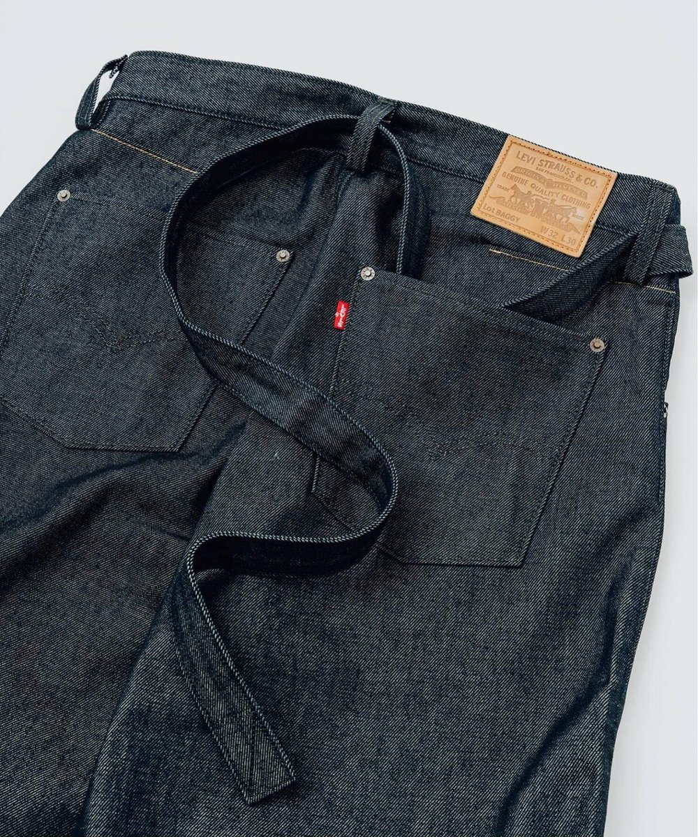 Levi's × EDIFICE 別注 2026 SS TWISTED BELTED デニムパンツ
