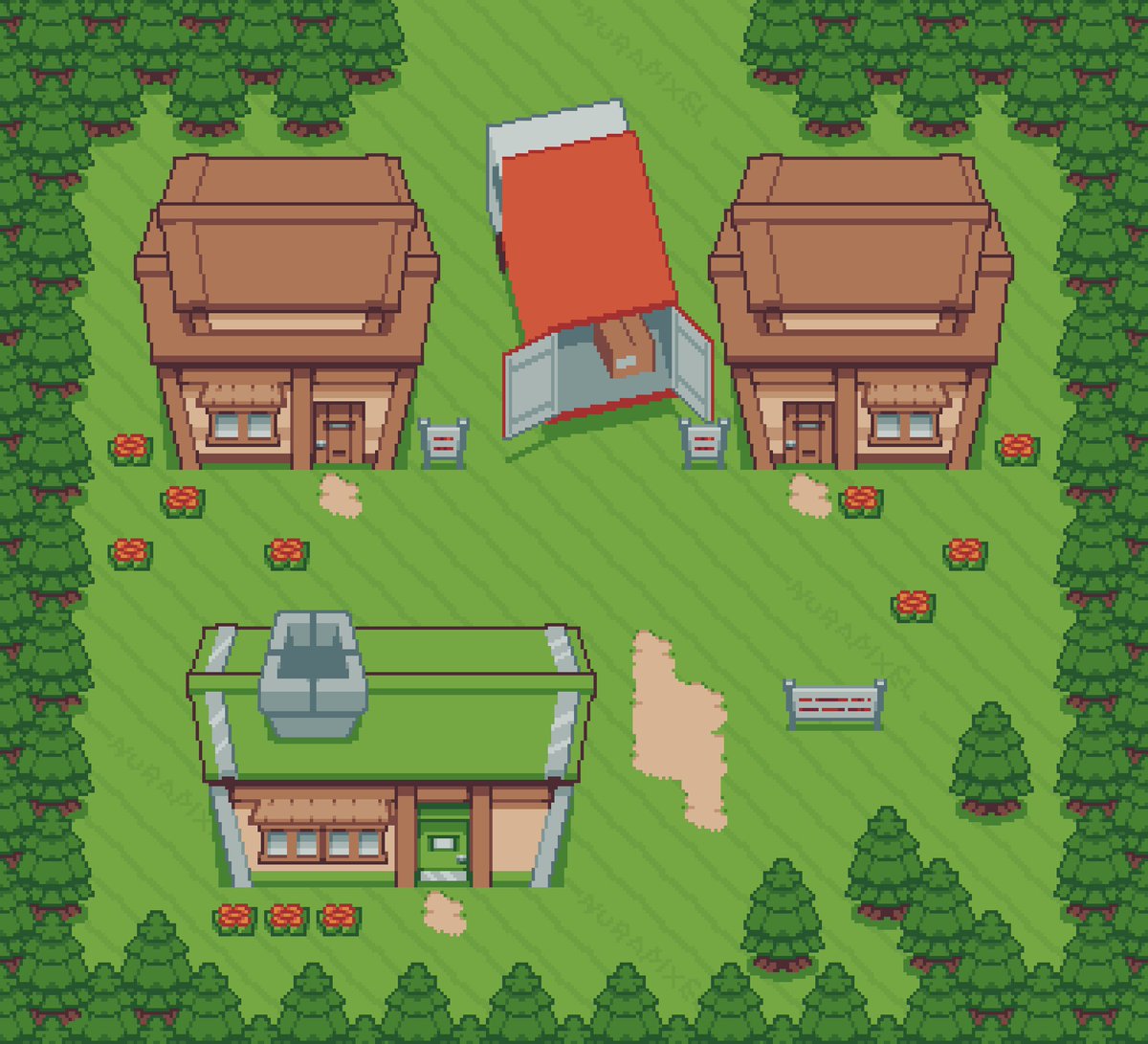 Testing if hashtags still kinda work with my littleroot remake 

#pixelart #ドット絵