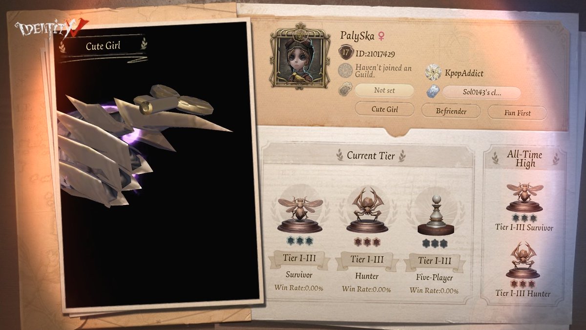 Malyange1's tweet photo. I'm playing Identity V. Fancy a game? https://t.co/57h3fkEq8B