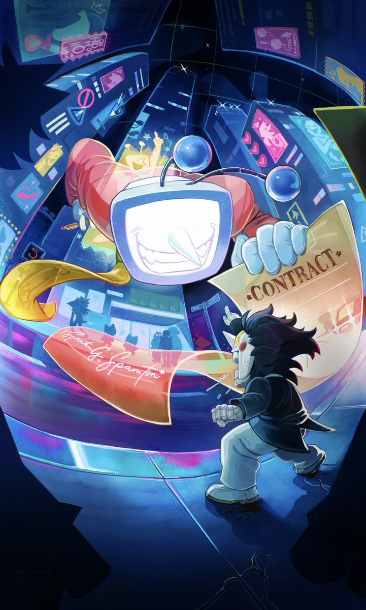 He trusted him with everything. 

#spamtenna 
#deltarune 
#tenna 
#spamton