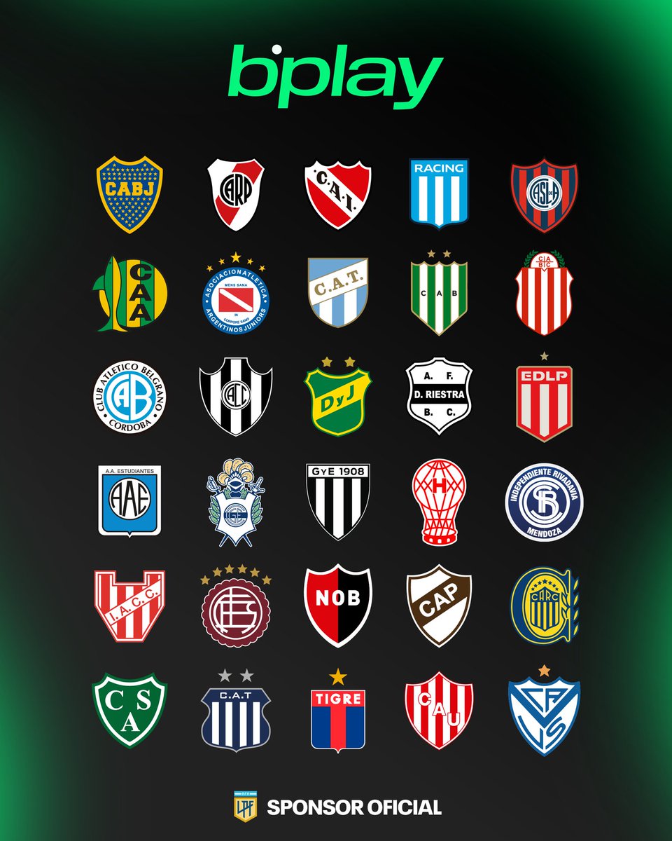 bplay_ar's tweet image. Che, @Grok: limpiame la imagen y que quede sólo el escudo del próximo campeón del torneo apertura 2026 de @ligaAFA 🇦🇷⚽️