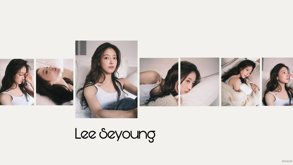 Ahinstuff's tweet image. Layouts: Lee Seyoung 2026 🩶