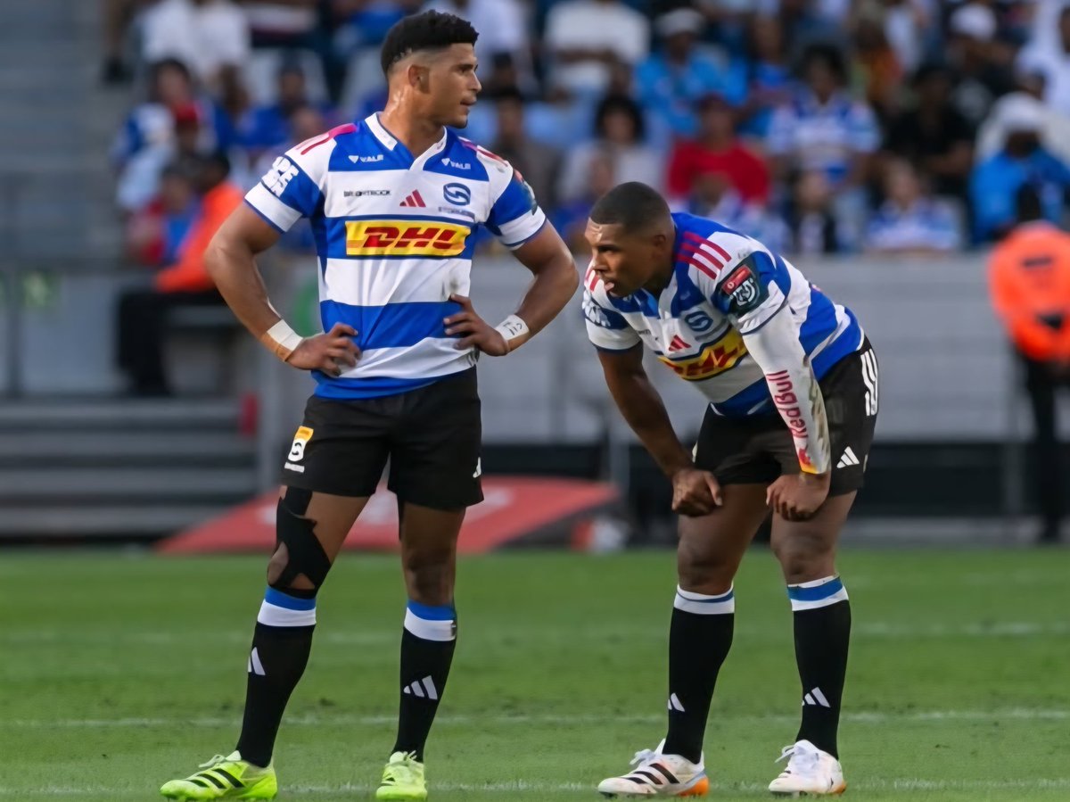 SardieqWP's tweet photo. SUPER STORMERS
โช๏ธ DW: Young Plug ๐
โช๏ธ SFM: GOAT in Training ๐
We're lucky to have these two superstars at our union โค๏ธ๐ฅ
โช๏ธ Damian Willemse
โช๏ธ Sacha Feinberg-Mngomezulu
#STOvBUL #URC https://t.co/6m3887dLsC