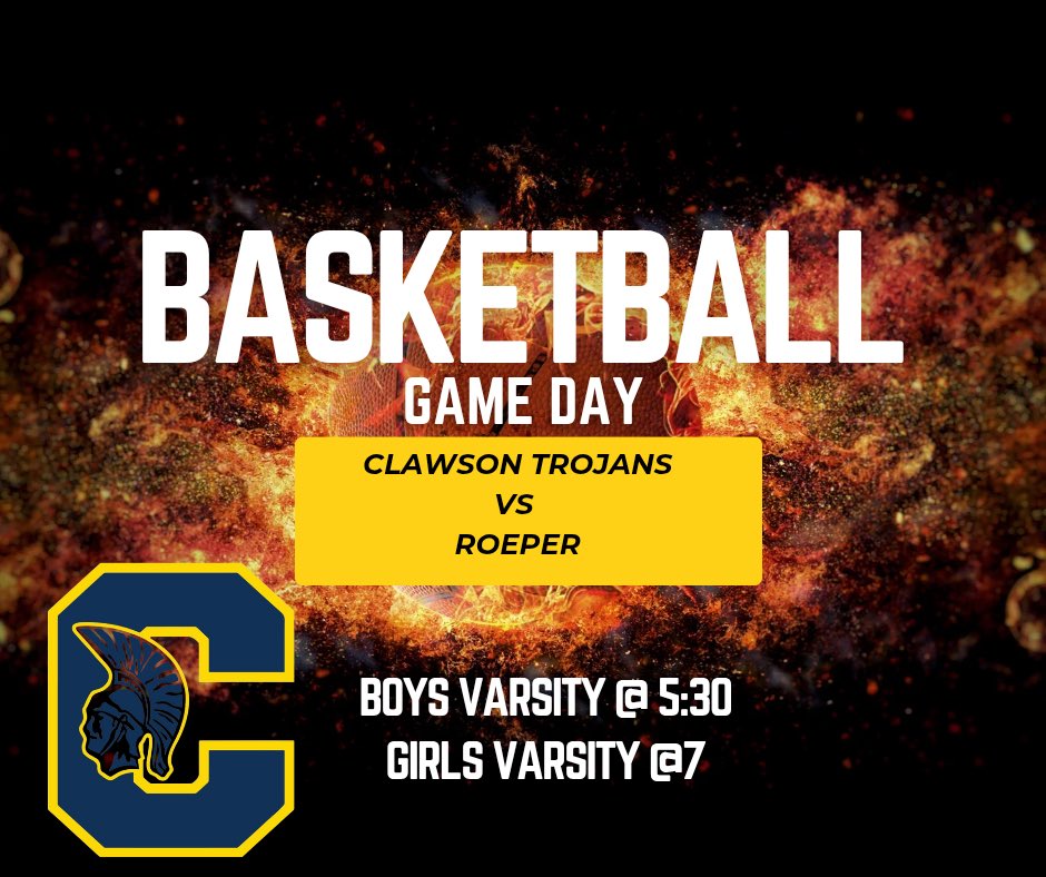 GAME DAY 🏀🔥

We’re back at home tonight as we take on Roeper High School!

⏰ Boys: 5:30 PM
⏰ Girls: 7:00 PM
📍 Alex Verner Court 
🎟️ Tickets: gofan.co
🎥 Live Stream: NFHS Network

Doubleheader night — come out and support both programs!
 💛🏀💙
