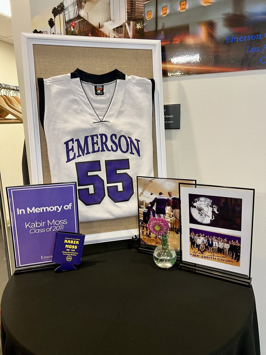 ctaylor21's tweet photo. Exceptional @EmersonCollege Basketball reunion. Celebrating Coach, enjoying the endless #BphiB stories, and remembering/honoring our beloved brother, #55 ❤️💜 Thanks to everyone involved in organizing. @EmersonAlumni https://t.co/5LMCrYYmF4