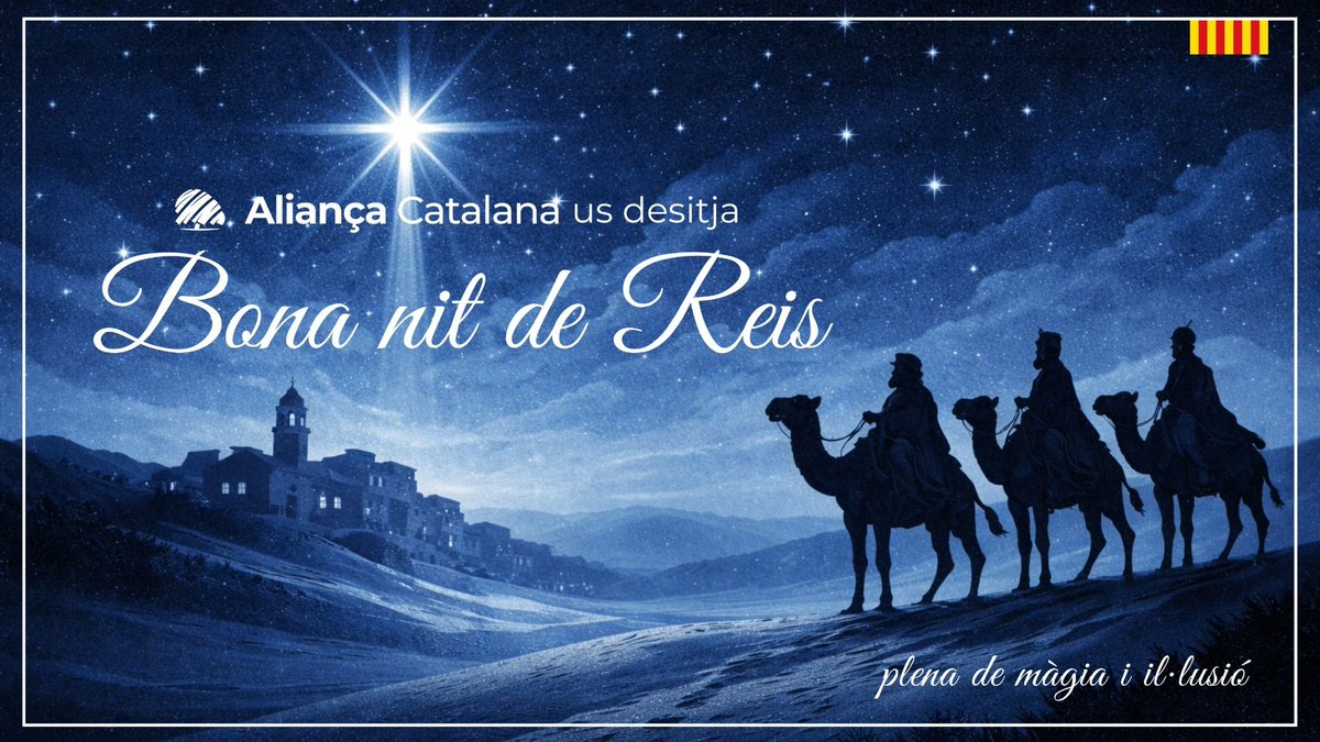 Quan la nit es vesteix de màgia ✨ arriben els Reis d'Orient. Il·lusió als ulls, somriures a les llars i tradició viva. 

💙#SalvemCatalunya