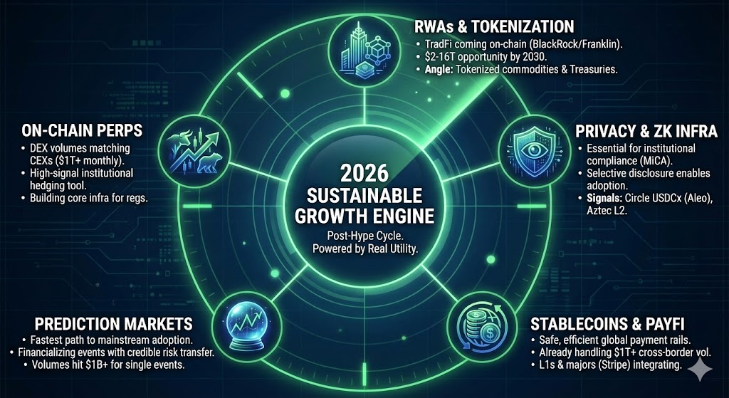 2025 proved crypto's hype cycle is dead; either adapt or go down with it!

We saw a shift in how institutions approach crypto: from cautious observation to active integration. While memecoins drove early-year growth with explosive but volatile gains, the narrative pivoted