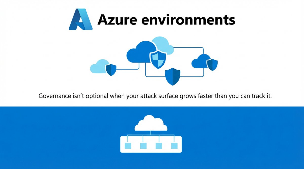 XavSecOps's tweet photo. Azure environments drift without governance.

Someone disables MFA for convenience. Another team opens RDP to the internet for a quick fix. Six months later, nobody remembers why or who approved it.

Configuration drift kills security posture:

Enable Azure Policy for baseline enforcement. Define what's allowed, block what's not, audit exceptions.

Turn on Activity Log for all subscriptions. Track who changed what, when, and from where. Route logs to a central workspace.

Set up Azure Advisor security recommendations. Review monthly, prioritize fixes, document accepted risks.

Use Resource Graph to query config across subscriptions. Find public storage accounts, missing encryption, stale RBAC assignments.

Schedule quarterly access reviews for privileged roles. Verify who has Owner, why they need it, when it expires.

Governance isn't optional when your attack surface grows faster than you can track it.
