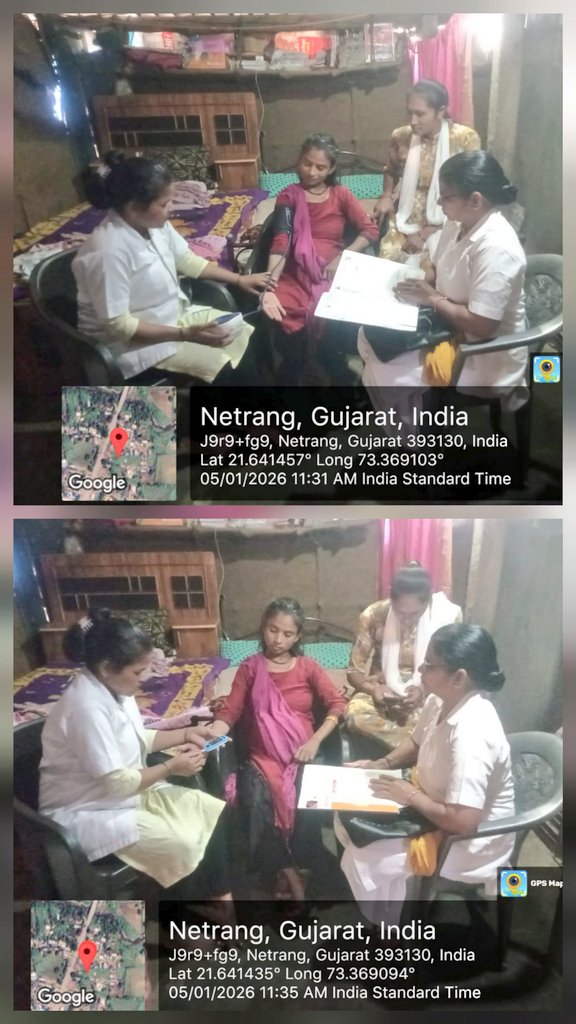 thonetrang77417's tweet image. 🏥🇮🇳
#ANCVISIT
#NETRANGBLOCK 
#PHCTHAVA 
#AAMNETRANG 
#HEALTHTEAM 
#Gujarat 

"#આરોગ્યટીમ દ્વારા પોતાના વિસ્તારમાં #જોખમીસગર્ભામાતાની #ગૃહમુલાકાત....

@DeshGujarat @CMOGuj @DDOBHARUCH1 @WHO