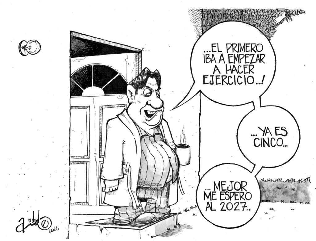Aquí les dejo mi cartón de hoy. "Mejor no". #propositodeañonyevo #Ejercicio #salud