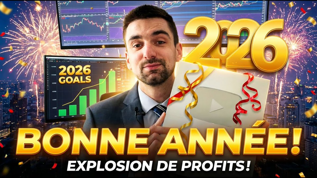 AlexTradingFr's tweet image. ✨ Bonne année 2026 ! 🎉

De belles surprises t’attendent cette année chez Alex Trading : mentorat, nouvelles formations et conseils exclusifs pour réussir en bourse 💸
Regarde la vidéo ici :  youtu.be/IgRW3Kdq8MY

#BonneAnnée #Trading #Investissement #Bourse #AlexTrading