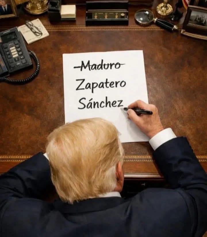 Cuando Barack Obama capturó a Bin Laden en Pakistán, lo liquidó y lanzó su cuerpo al mar, a Zapatero le pareció perfecto.
Ahora que Trump captura vivo a Nicolás Maduro en Venezuela para juzgarlo en Estados Unidos, con todos los venezolanos celebrando, a los progres les parece mal