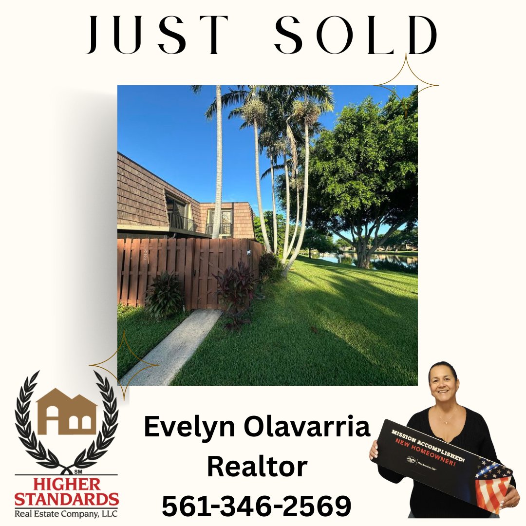 HSRealEstateCo's tweet image. Great way to start out 2026! This sale was challenging but Evelyn went thru many hoops to get it done. From getting the property show ready, dealing with HOA issues/home repairs to final move out, she dug in. If you are looking for an excellent Realtor, call Evelyn Olavarria!