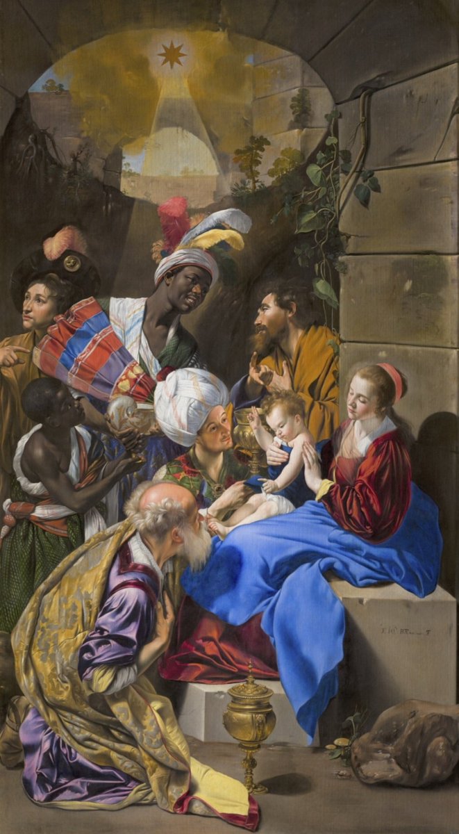 _Raquel_Hdez's tweet photo. Feliz #NocheDeReyes ✨️✨️ Que repartan salud y buenos momentos para todos.
#Arte #ReyesMagos

🖼 La Adoración de los Reyes Magos c. 1622-1614.
Juan Bautista Maíno de Castro (1581-1649).
📍@museodelprado https://t.co/bG5Ouggc80