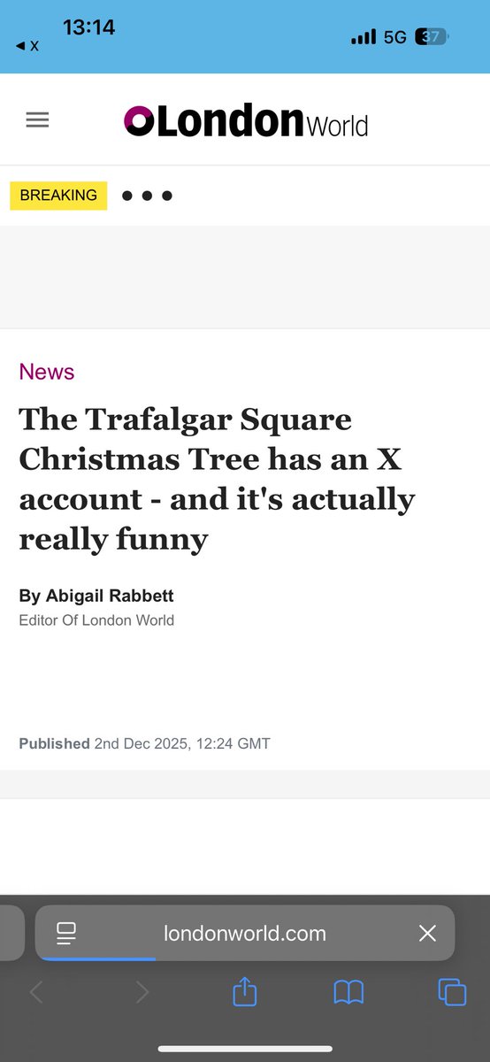 Trafalgar Square Tree tweet media